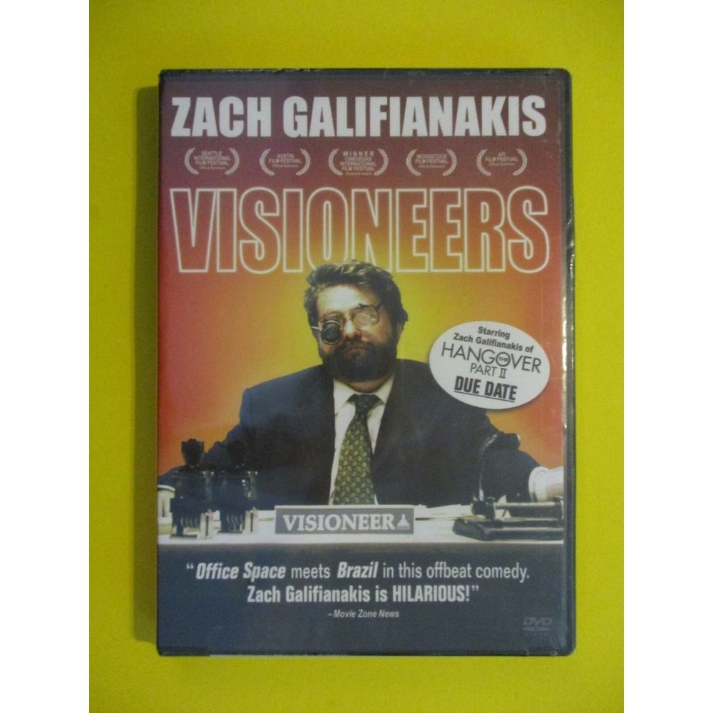 Visioneers Zach Galifianakis New Sealed DVD